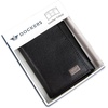 image:imageDockers Mens Extra Capacity Slim Profile Trifold Wallet with Multiple Card Slots and ID WindowTrue Black