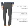 image:imageDockers Mens Straight Fit Easy Khaki PantsStorm Heather Stretch