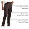 image:imageDockers Mens Straight Fit Jean Cut All Seasons Tech PantsDecadent Chocolate Brown