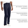 image:imageDockers Mens Straight Fit Jean Cut All Seasons Tech PantsPembroke Stretch