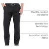 image:imageDockers Mens Straight Fit Signature Lux Cotton Stretch Khaki PantBlack Stretch