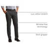 image:imageDockers Mens Straight Fit Signature Lux Cotton Stretch Khaki PantCharcoal Heather Stretch