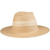 image:imageDockers Mens Straw Fedora and Panama HatNatural Stripe