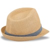 image:imageDockers Mens Straw Fedora and Panama HatTan Blue Band