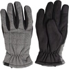 image:imageDockers Mens Warm Fabric Winter Gloves with Smartphone Touchscreen CapabilityLight Charcoal Quilted