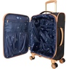 image:imageDockers Seahorse Softside Expandable 8Wheel Spinner Travel Checked Luggage 3Piece Set New British KhakiBlack