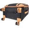 image:imageDockers Seahorse Softside Expandable 8Wheel Spinner Travel Checked Luggage 3Piece Set New British KhakiBlack