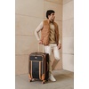 image:imageDockers Seahorse Softside Expandable 8Wheel Spinner Travel Checked Luggage 3Piece Set New British KhakiBlack