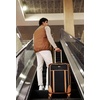 image:imageDockers Seahorse Softside Expandable 8Wheel Spinner Travel Checked Luggage 3Piece Set New British KhakiBlack