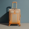 image:imageDockers Seahorse Softside Expandable 8Wheel Spinner Travel Checked Luggage 3Piece Set New British KhakiNew British Khaki
