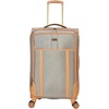 image:imageDockers Seahorse Softside Expandable 8Wheel Spinner Travel Checked Luggage 3Piece Set New British KhakiNew British Khaki