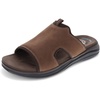 image:imageDOCKERS Mens Barlin Casual SlipOn Slide SandalsDark Tan