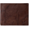 image:imageDockers Mens Bifold Leather Wallet  Thin Slimfold RFID Blocking Security Smart Extra CapacityBrown Crunch