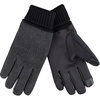 image:imageDockers Mens Warm Fabric Winter Gloves with Smartphone Touchscreen CapabilityCharcoal Wool