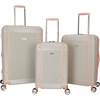 image:imageDockers Spectra Hardside Expandable 8Wheel Spinner Checked Luggage 3Piece Set TimberwolfTimberwolf