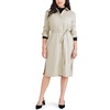 image:imageDockers Womens Relaxed Fit Long Sleeve DressSahara Khaki