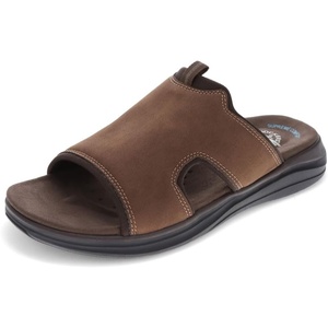 image:imageDOCKERS Mens Barlin Casual SlipOn Slide SandalsDark Tan
