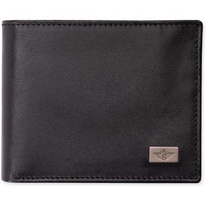 image:imageDockers Mens Bifold Leather Wallet  Thin Slimfold RFID Blocking Security Smart Extra CapacityBlack Ornament
