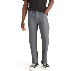 image:imageDockers Mens Comfort Knit Jean Cut Straight Fit Smart 360 Knit PantsBurma Grey Waterless