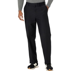 image:imageDockers Mens Comfort Knit Trouser Straight Fit Smart 360 Knit PantsMineral Black Waterless