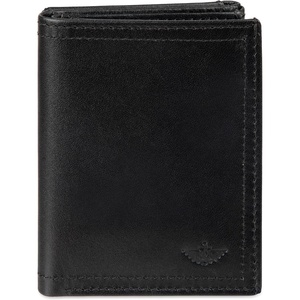 image:imageDockers Mens Extra Capacity Slim Profile Trifold Wallet with Multiple Card Slots and ID WindowBlack ZFold