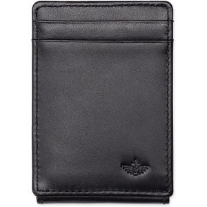 image:imageDockers Mens RFID Slim Magnetic Card Case WalletSleek Black