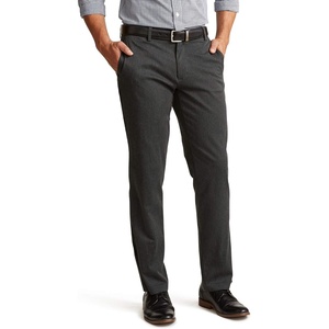image:imageDockers Mens Straight Fit Signature Lux Cotton Stretch Khaki PantCharcoal Heather
