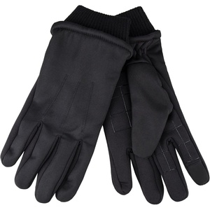 image:imageDockers Mens Warm Fabric Winter Gloves with Smartphone Touchscreen CapabilityBlack Stretch