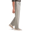 image:imageClassic Fit Signature Iron Free Khaki with Stain Defender Pants  Pleated Regular and Big amp TallCloud Stretch