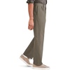 image:imageClassic Fit Signature Iron Free Khaki with Stain Defender Pants  Pleated Regular and Big amp TallDark Pebble