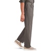 image:imageClassic Fit Signature Iron Free Khaki with Stain Defender Pants  Pleated Regular and Big amp TallDark Pebble Stretch
