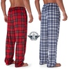 image:imageDOCKERS Fleece Pajama Pants for Men 2 Pack Lounge Sleepwear with PocketsAsst 1