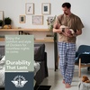 image:imageDOCKERS Fleece Pajama Pants for Men 2 Pack Lounge Sleepwear with PocketsAsst 1