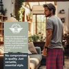 image:imageDOCKERS Fleece Pajama Pants for Men 2 Pack Lounge Sleepwear with PocketsAsst 3