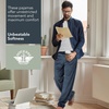 image:imageDOCKERS Fleece Pajama Pants for Men 2 Pack Lounge Sleepwear with PocketsAsst 4