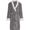 image:imageDOCKERS Mens Bath Robe for Men Plush Sherpa Shower Robe with PocketsGrey