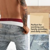image:imageDOCKERS Mens Boxer Briefs Breathable Cotton Underwear for Men Pack of 5Black  Spiced Apple  Heather Charcoal  Castlerock  B10 Heather Grey