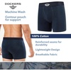 image:imageDOCKERS Mens Boxer Briefs Breathable Cotton Underwear for Men Pack of 5Dockers Navy  Oceanview  Heather Navy  B25 Heather Grey  B10 Heather Grey
