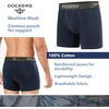 image:imageDOCKERS Mens Boxer Briefs Breathable Cotton Underwear for Men Pack of 5Oceanview  Heather Navy  Camo  Dockers Navy  B25 Heather Grey