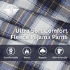 image:imageDOCKERS Mens Pajama Pants Fuzzy Plaid Soft Fleece Lounge PJ Pajama BottomsPlaid 3