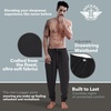 image:imageDOCKERS Mens Pajama Pants Lightweight Lounge Casual Sleep Pants for MenBlack