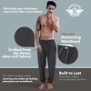 image:imageDOCKERS Mens Pajama Pants Lightweight Lounge Casual Sleep Pants for MenCharcoal