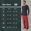 image:imageDOCKERS Mens Pajama Sets Plaid PJ Lounge Set Long Sleeve Shirt and PantsBlack