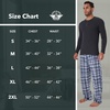 image:imageDOCKERS Mens Pajama Sets Plaid PJ Lounge Set Long Sleeve Shirt and PantsCharcoal