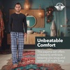 image:imageDOCKERS Mens Pajama Sets Plaid PJ Lounge Set Long Sleeve Shirt and PantsCharcoal