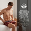 image:imageDOCKERS Mens Stretch Boxer Brief Underwear Stretch Cotton Underwear 4 PackAnchor 1  Black  Heather Navy  Heather Grey