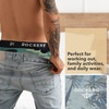 image:imageDOCKERS Mens Stretch Boxer Brief Underwear Stretch Cotton Underwear 4 PackCamo  Black  Mulled Basil  Charcoal Heather