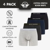 image:imageDOCKERS Mens Stretch Boxer Brief Underwear Stretch Cotton Underwear 4 PackDockers Navy  Heather Navy  Heather Charcoal  Heather Grey