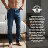 image:imageDOCKERS Mens Stretch Boxer Brief Underwear Stretch Cotton Underwear 4 PackStripe 3  Navy  Ocean View  Heather Grey