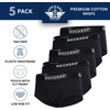 image:imageDOCKERS Mens Underwear Pack of 5 Mens Briefs Underwear for Men Soft CottonBlack
